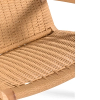 Catani CH25 armchair | Scandinavian design in ash and natural rope