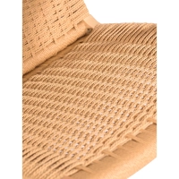 Fauteuil Catani CH25 | Scandinavisch ontwerp in essen en natuurlijk touw