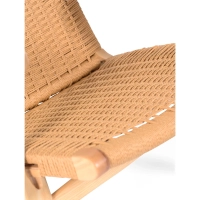 Sessel Catani CH25 | Skandinavisches Design aus Esche und Naturseil