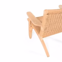 Sillón Catani CH25 | Diseño escandinavo en fresno y cuerda natural