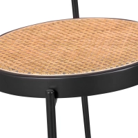 Sedia retrò Preston in rattan naturale - Design e calore - Mobilie Design