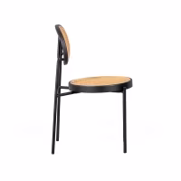 Silla Preston retro en ratán natural – Diseño y calidez - Mueble Design