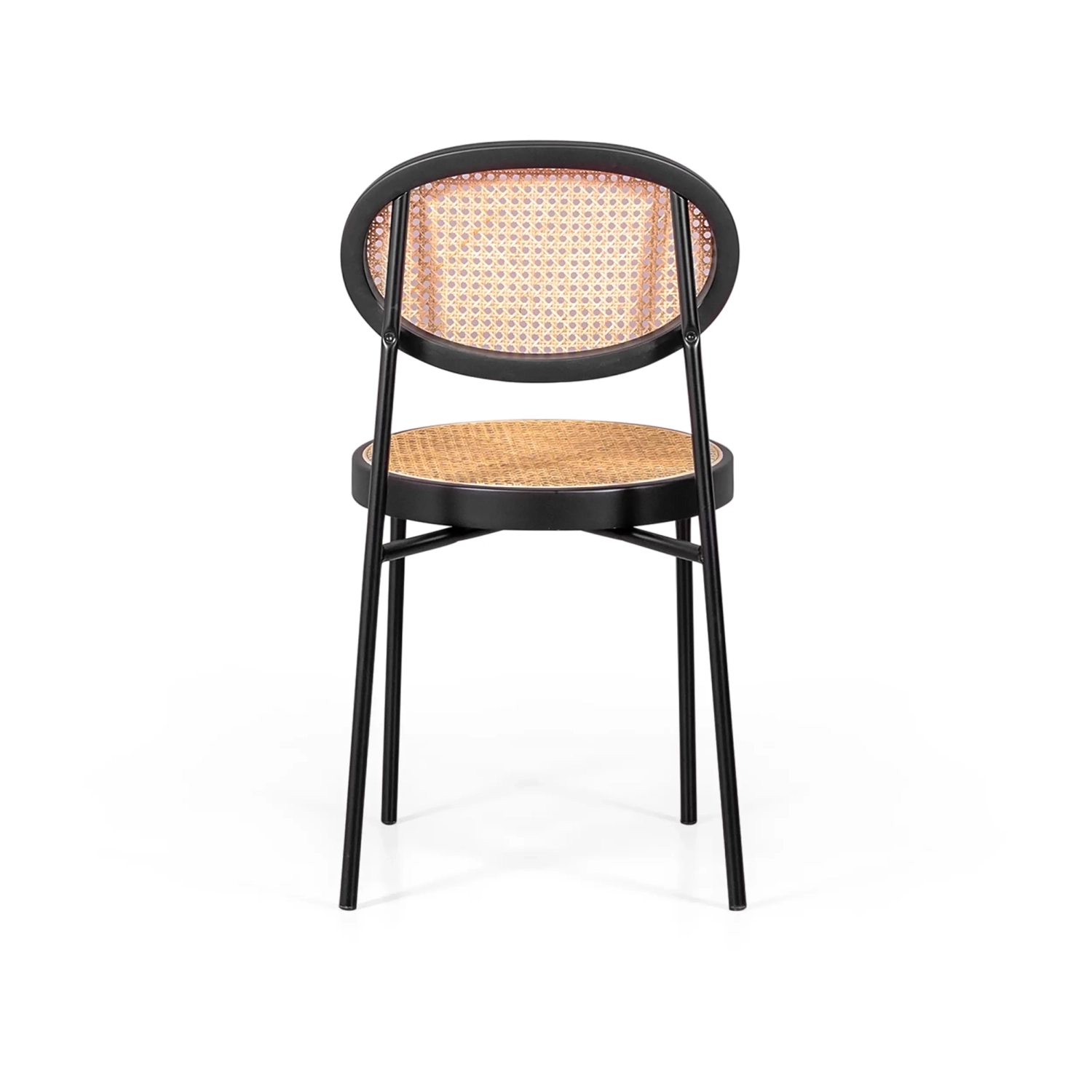 Retro Preston Stuhl aus natürlichem Rattan - Design und Wärme - Mobelarium