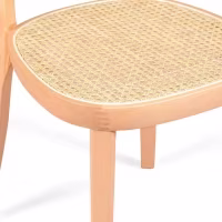Silla Tours en fresno y ratán – estilo nórdico y natural - Mueble Design
