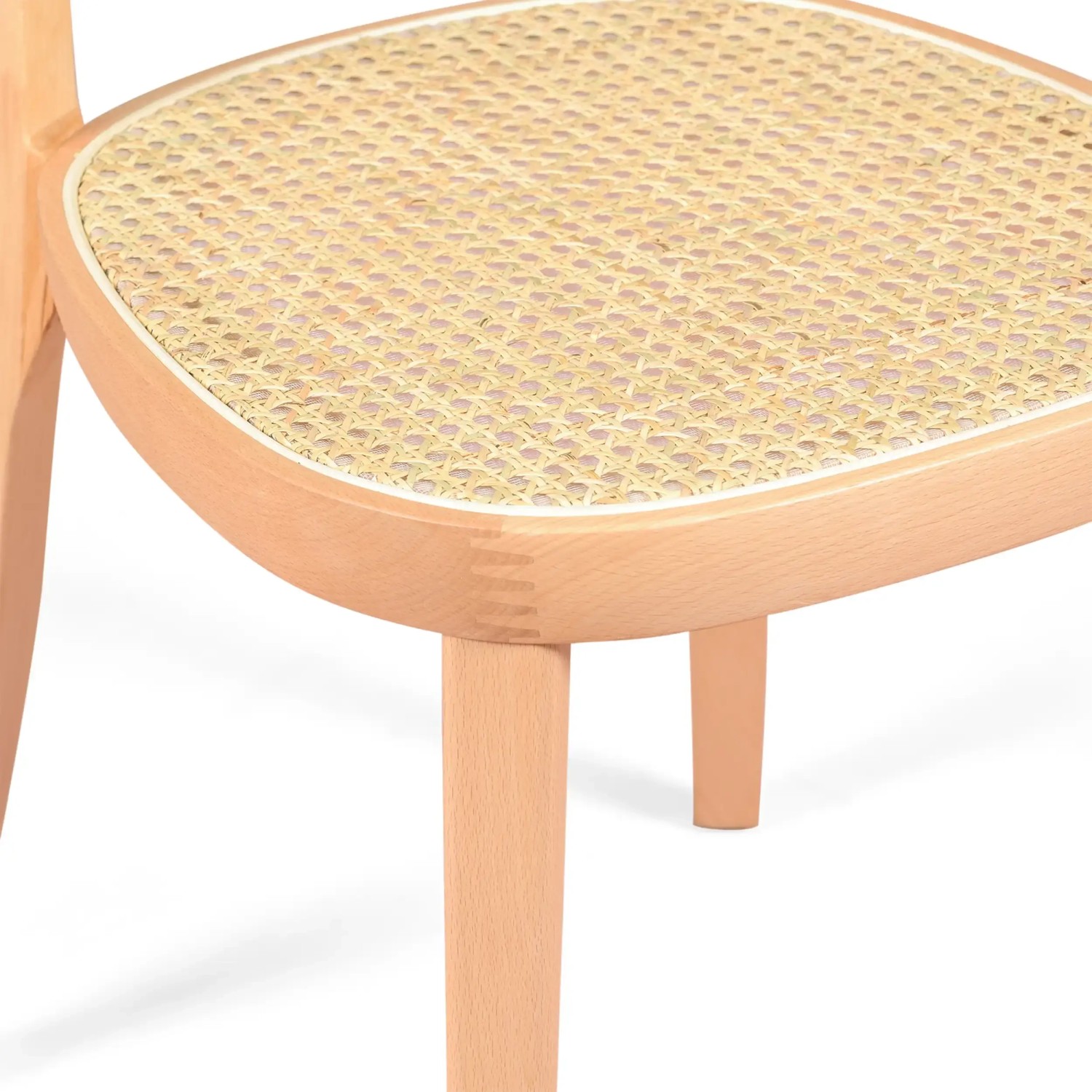 Krzesło Tours z jesionu i rattanu - styl Skandynawia i naturalny - Mobelarium