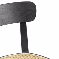 Silla Tours en fresno y ratán – estilo nórdico y natural - Mueble Design