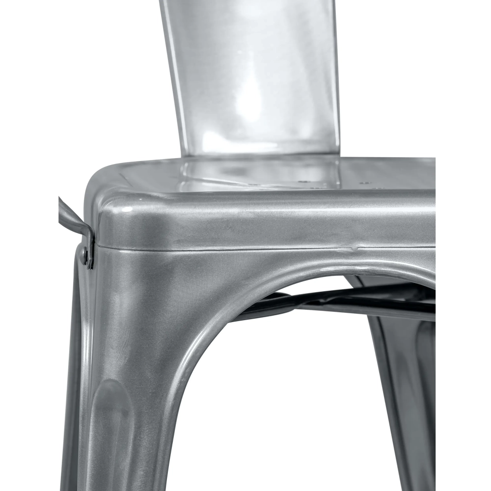 Metal chair Bistro with armrests | Stackable and resistant - Mueble Design