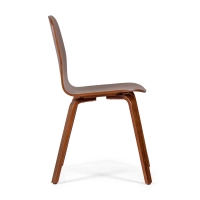 Design chair Scandinavian Hut in walnut wood | Elegant Scandinavian style