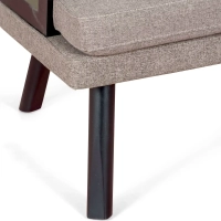 Leeds Natural Rattan Armchair with Cotton Cushion | Vintage Style Scandinavian