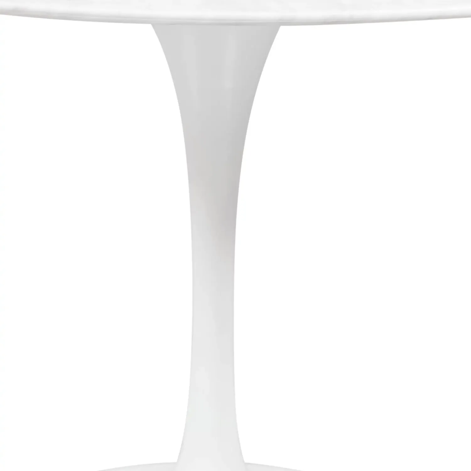 Mesa de Jantar Inspiration Tulip em Mármore Carrara 120cm - Móveis Design