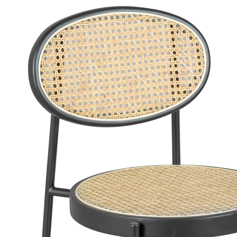 Stolička Vintage Bar Preston Rattan Natural 65 cm - Mobelarium