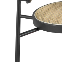 Tamborete Vintage Bar Preston Rattan Natural 65 cm - Mueble Design