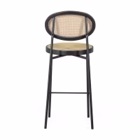 Taburete Bar Vintage Preston Ratán Natural 65 cm – Mueble Design