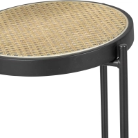 Tamborete Vintage Bar Preston Rattan Natural 65 cm - Mueble Design