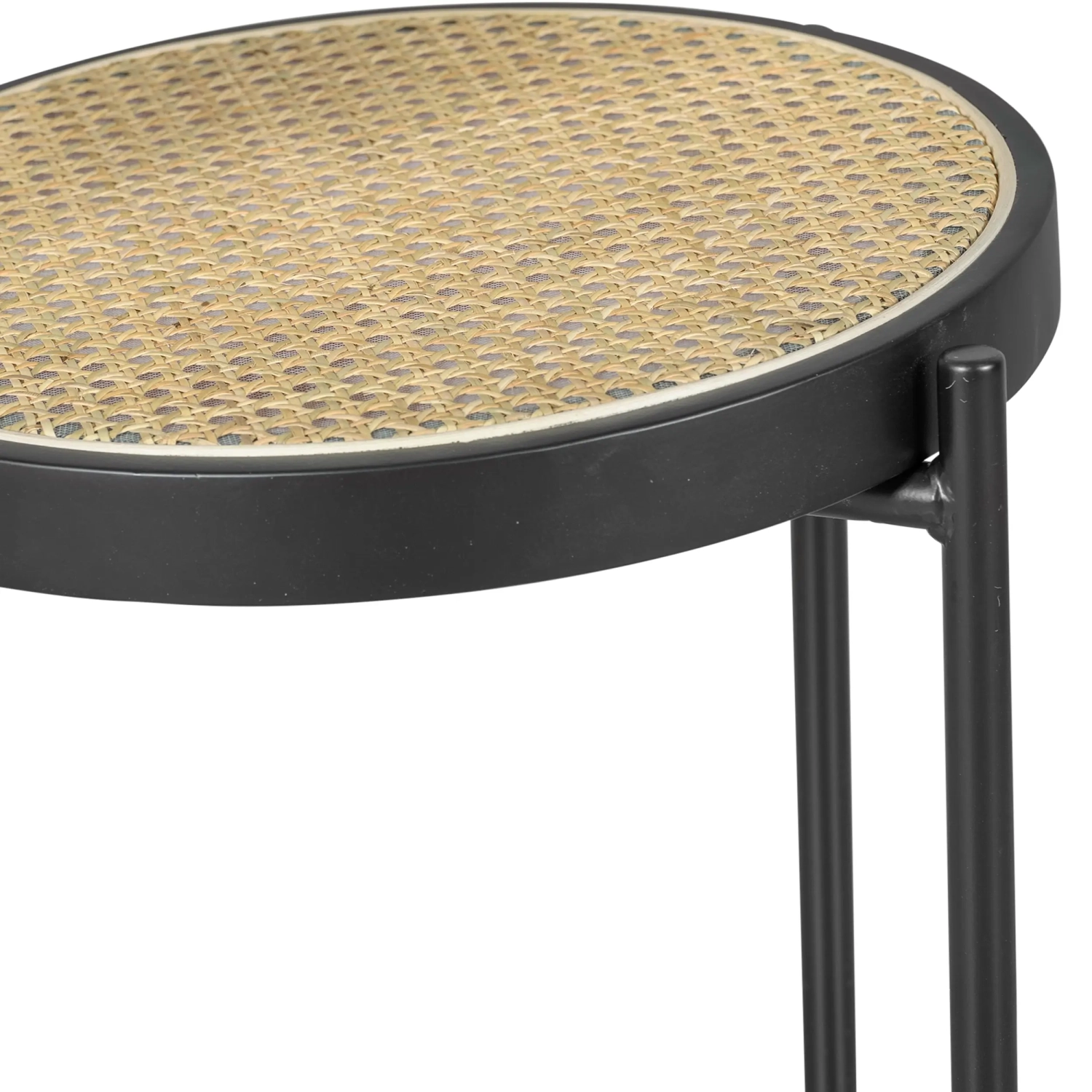 Barstoel Vintage Bar Preston Rotan, naturel 65 cm - Antiek Mobelarium