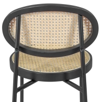 Barstoel Vintage Bar Preston Rotan, naturel 65 cm - Antiek Mobelarium