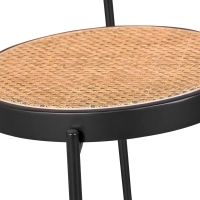 Set 4 Stoelen Preston Natuurlijk Rotan | Retro en Handgemaakt Ontwerp