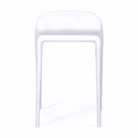 Taburete de diseño Didi 45 cm Blanco | Diseño Minimalista y Ligero