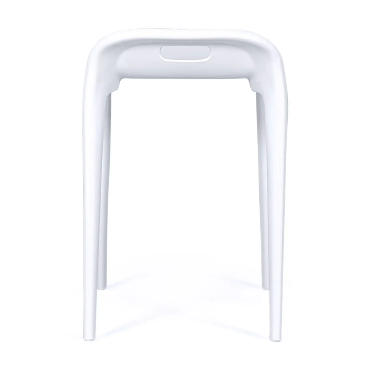 Taburete de diseño Didi 45 cm Blanco | Diseño Minimalista y Ligero
