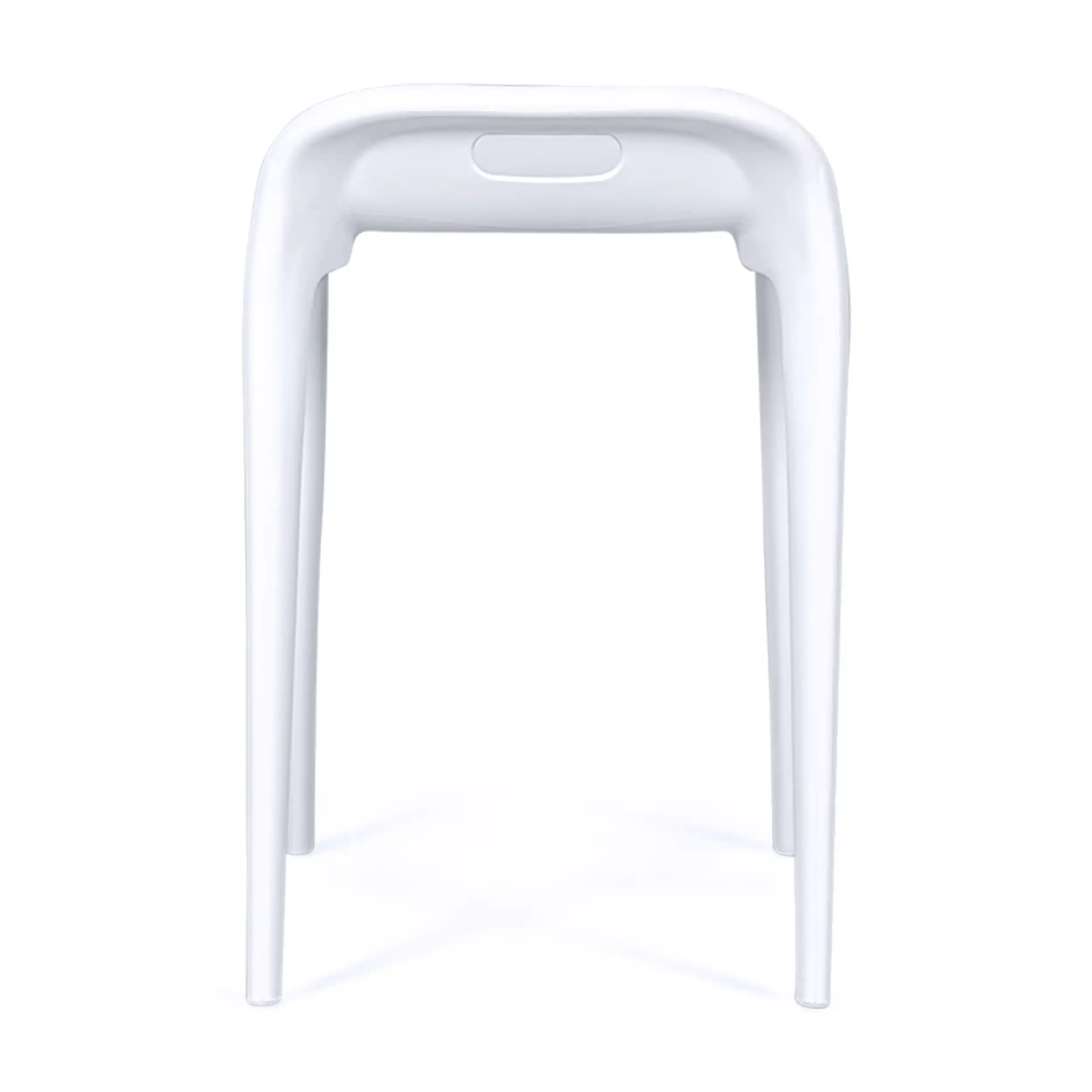Tamborete design Didi 45 cm Branco | Design minimalista e leve
