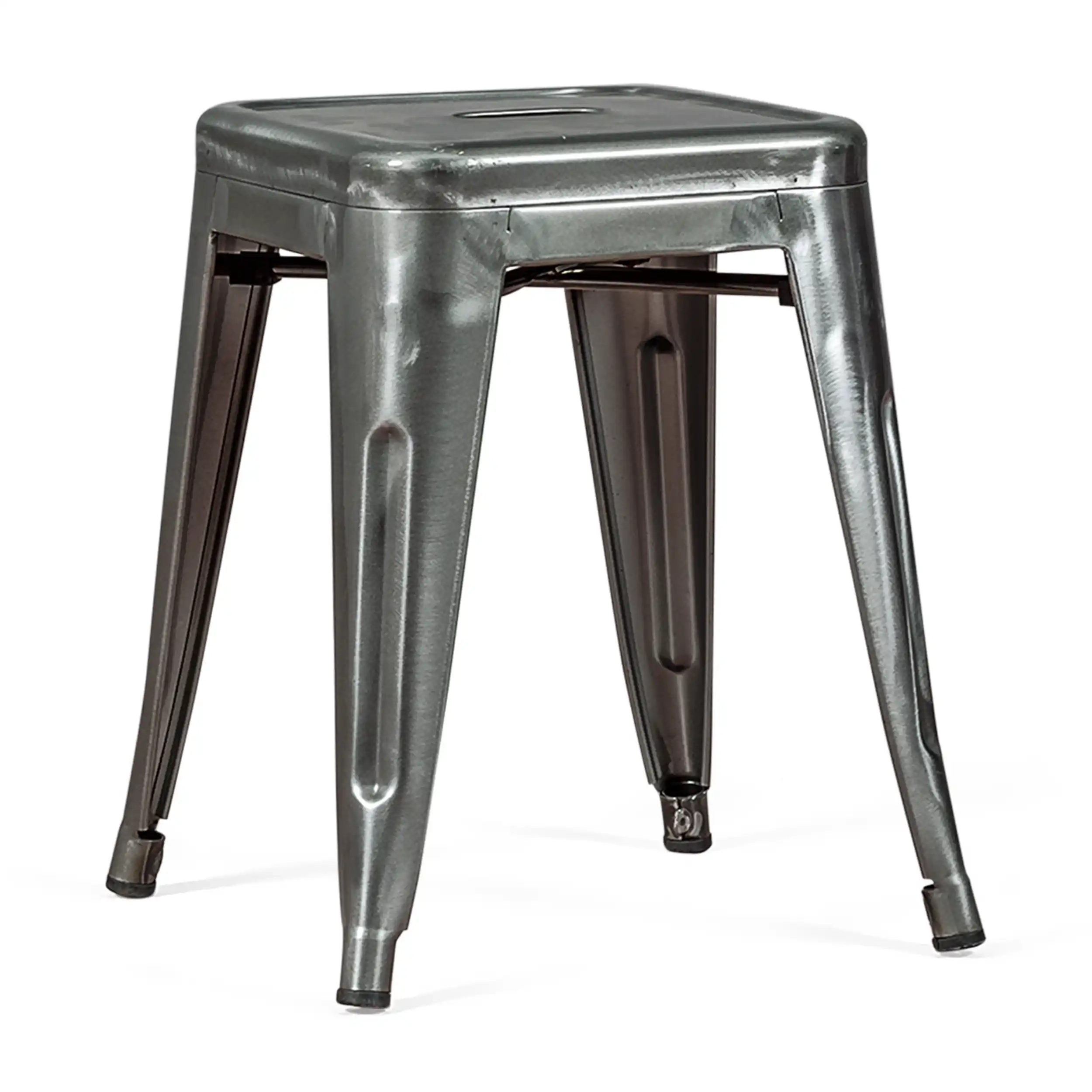 Stool Metallic Bistro 45 cm | Industrial Style Stackable