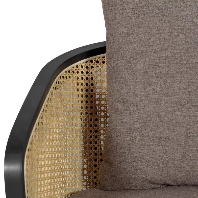 Loveseat 2 istuttava sohva Leeds luonnon rottinki | Vintage Style Skandinaavinen