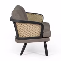 Sofá Loveseat de 2 Plazas Leeds en Ratán Natural | Estilo Vintage Nórdico