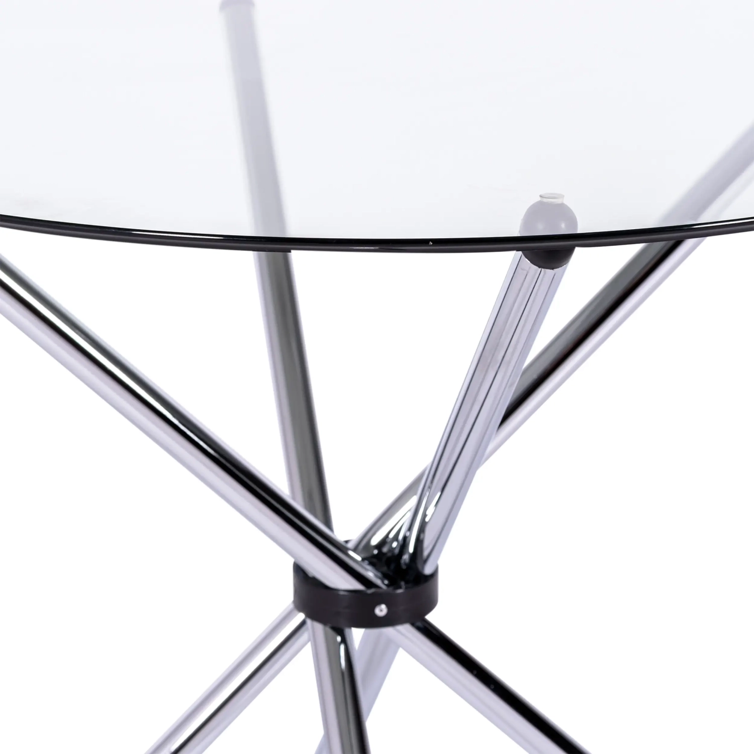 Runt glasbord 80 cm | Modern design för kök och matsal