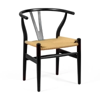 Replica Wishbone chair CH24 in colored wood