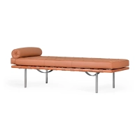 Replica daybed Barcelona Daybed in pelle cognac