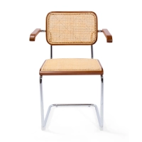 Cesca stoel met armleuningen - Rotan stoelen - Mobelarium
