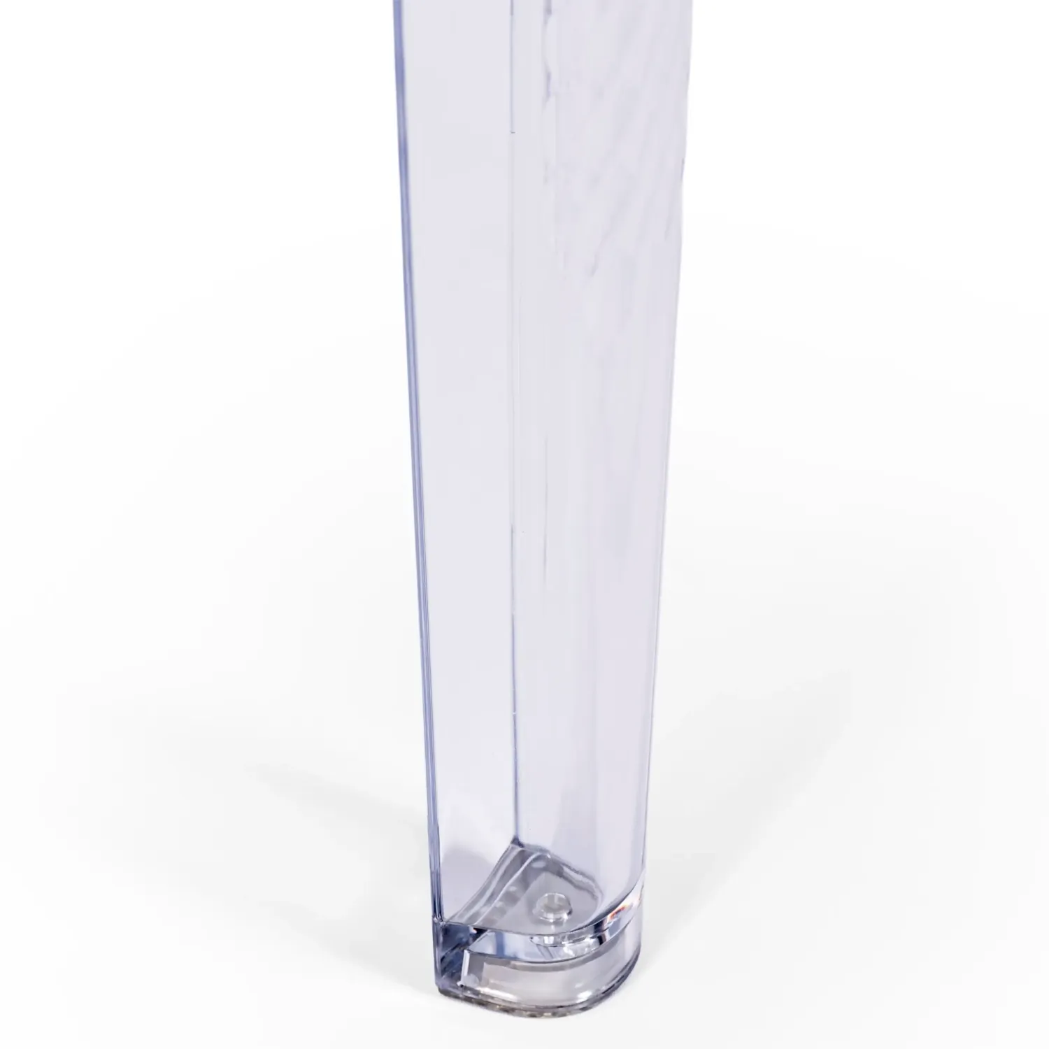 Mesa de Comedor Cuadrada Ghost 80 cm | Diseño Transparente y Moderno
