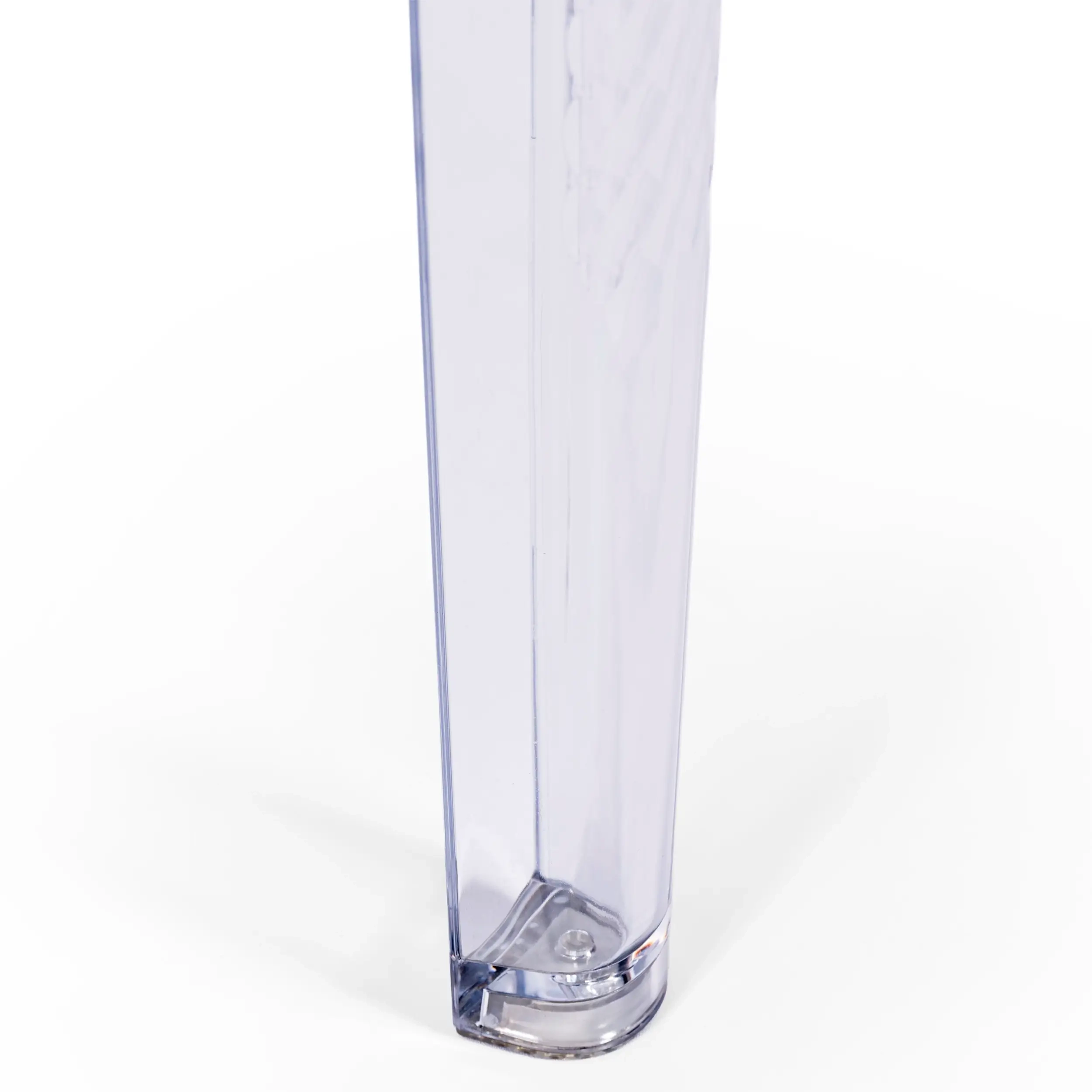 Ghost Square Dining Table 80 cm : Transparent and Modern Design