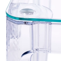 Ghost Square Dining Table 80 cm : Transparent and Modern Design