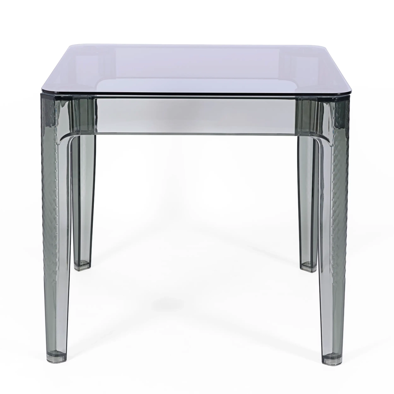 Ghost Square Dining Table 80 cm : Transparent and Modern Design