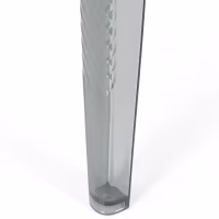 Mesa de jantar quadrada Ghost 80 cm : Design moderno transparente