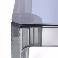 Mesa de Comedor Cuadrada Ghost 80 cm | Diseño Transparente y Moderno