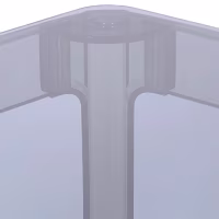 Mesa de jantar quadrada Ghost 80 cm : Design moderno transparente