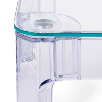 Mesa de jantar retangular Ghost 120x80 cm | Transparente e design moderno