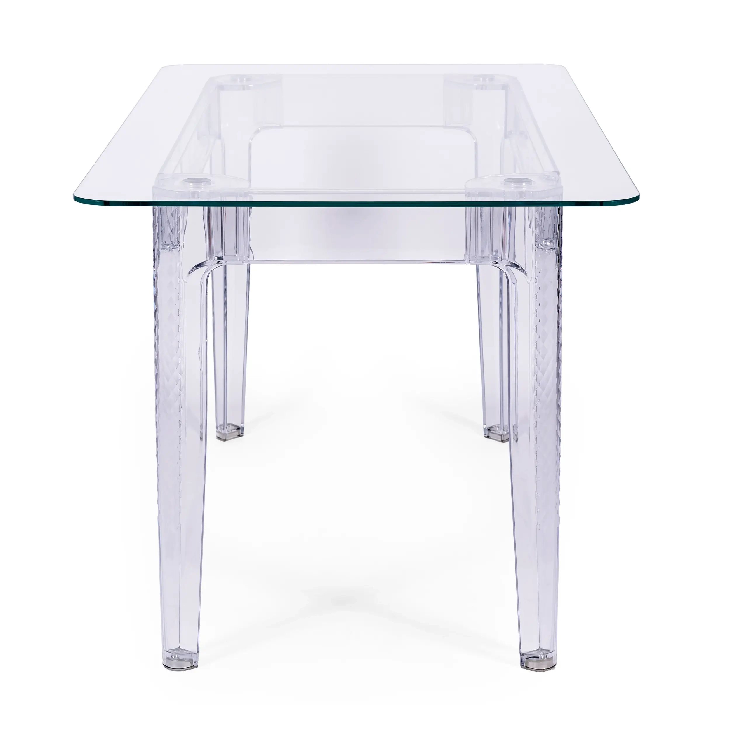 Mesa de Comedor Ghost 140x80 cm | Diseño Transparente Moderno