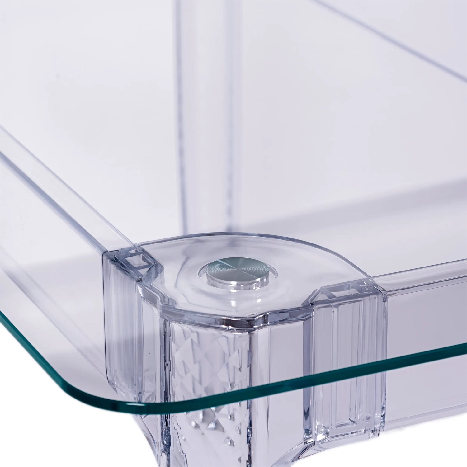 Jídelní stůl Ghost 140x80 cm | Moderní transparentní design