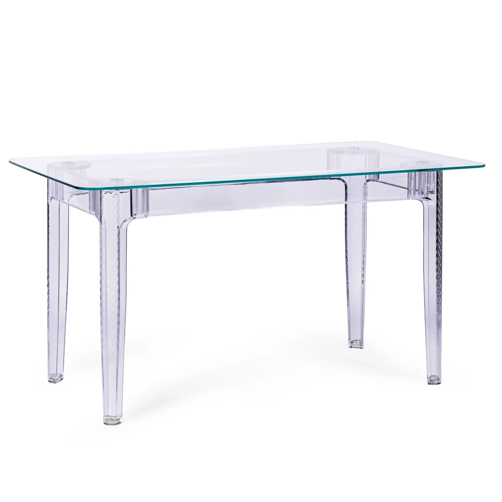 Mesa de Comedor Ghost 140x80 cm | Diseño Transparente Moderno