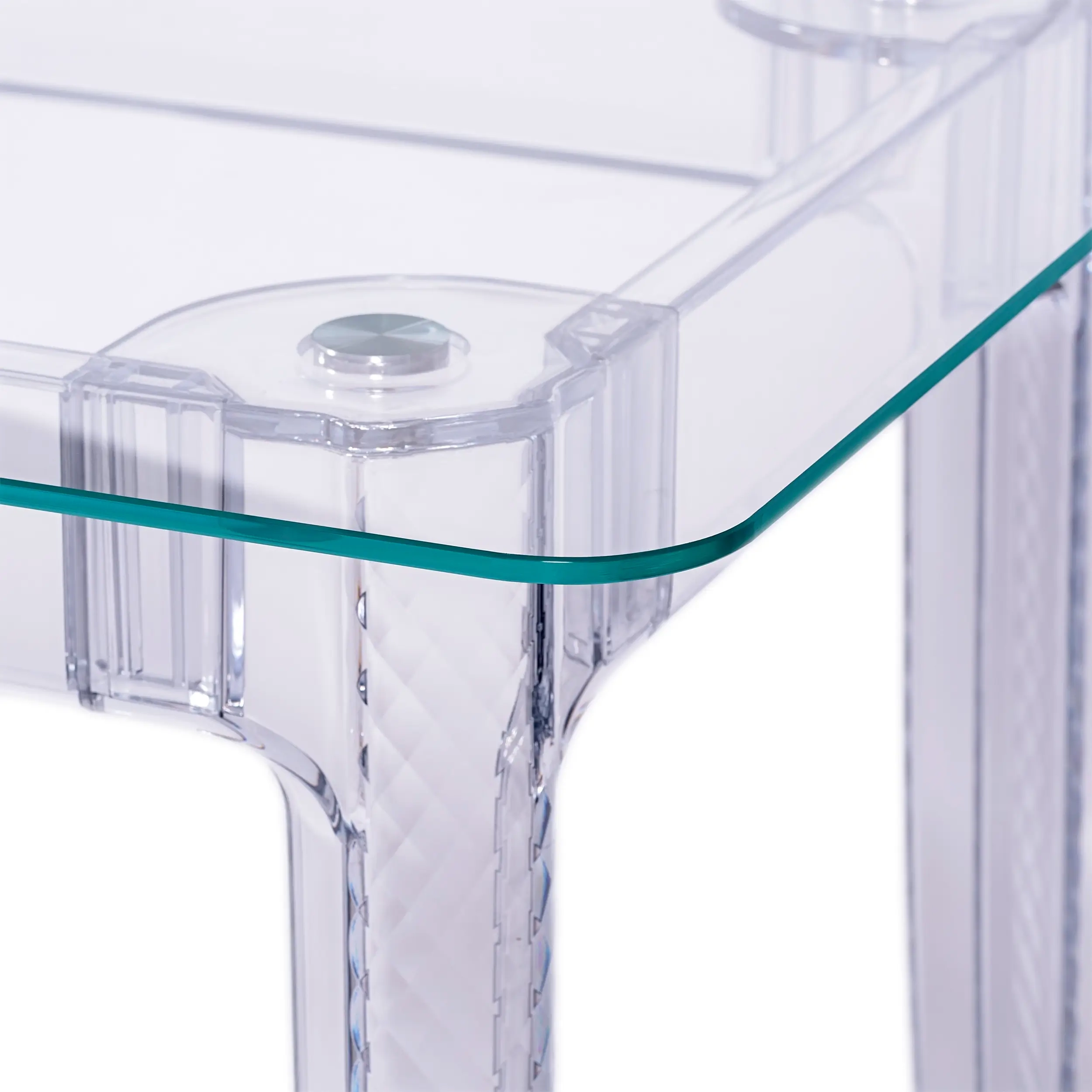 Mesa de Comedor Ghost 140x80 cm | Diseño Transparente Moderno