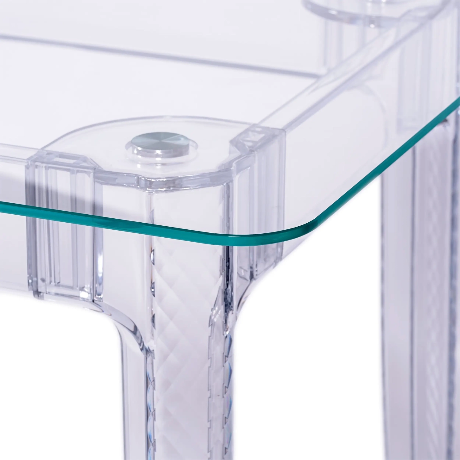 Ghost Dining Table 140x80 cm | Transparent Modern Design
