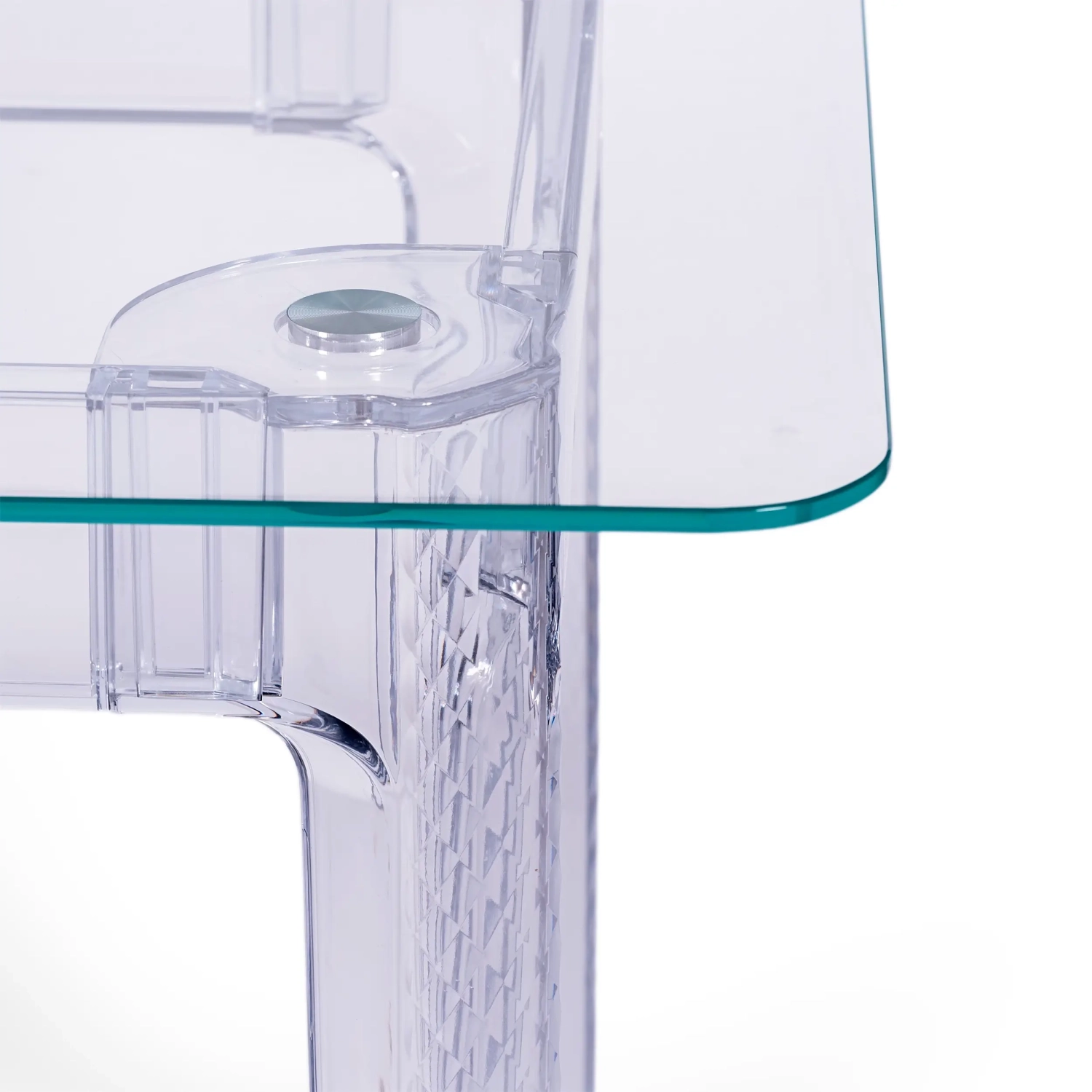 Ghost Dining Table 140x80 cm | Transparent Modern Design