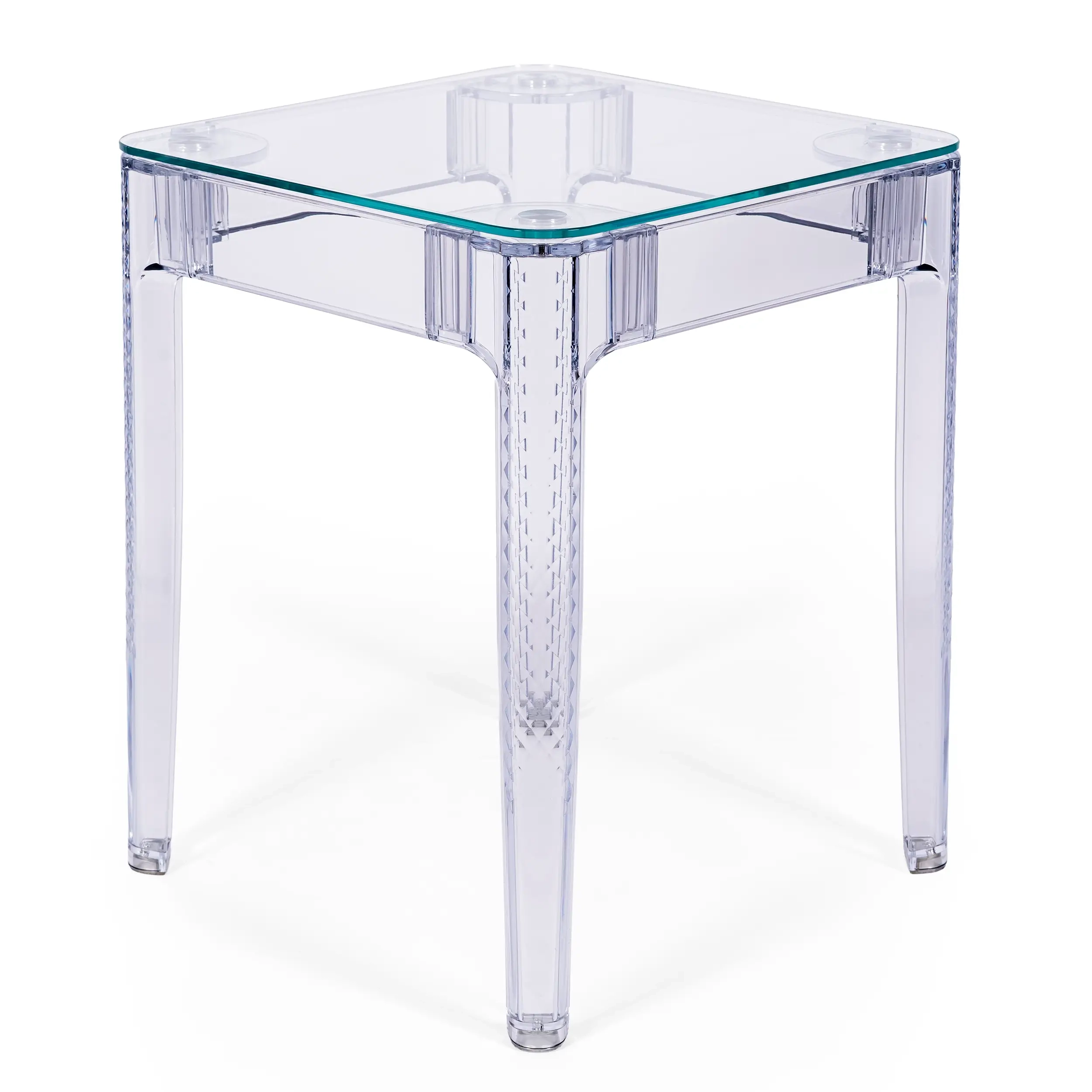 Ghost Square Table 60x60 cm | Transparent and Minimalist Design