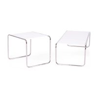 Set di tavolini d'ispirazione Laccio Breuer | Bauhaus Design | Tavolini da caffè e laterali