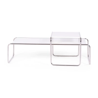 Set di tavolini d'ispirazione Laccio Breuer | Bauhaus Design | Tavolini da caffè e laterali