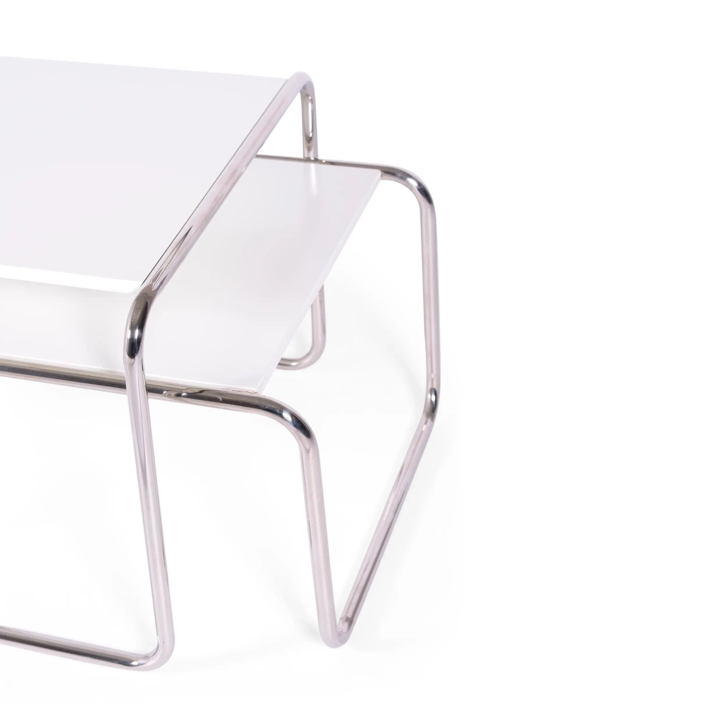 Set di tavolini d'ispirazione Laccio Breuer | Bauhaus Design | Tavolini da caffè e laterali
