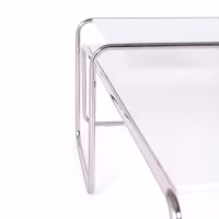 Inspiración conjunto Mesas Laccio Breuer | Diseño Bauhaus | Mesa Centro y Auxiliar